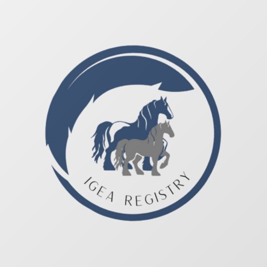 IGEA LOGO VENSTER CLING DECAL (Vel)