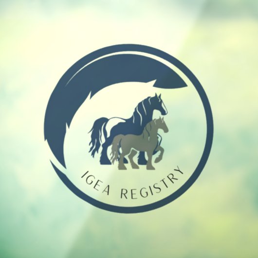 IGEA LOGO VENSTER CLING DECAL (Vel 3)