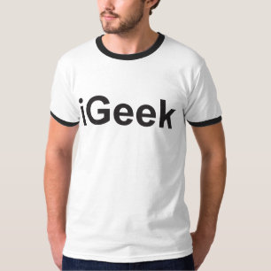 iGeek niet iPhone of iPad leuk met humoristisch T- T-shirt