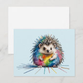 Igel Bedankkaart (Voorkant / Achterkant)