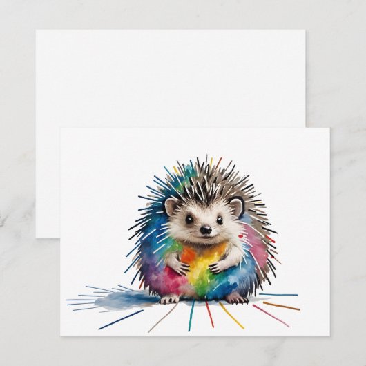 Igel Bedankkaart (Voorkant / Achterkant)