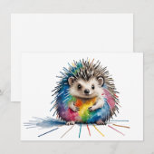 Igel Bedankkaart (Voorkant / Achterkant)