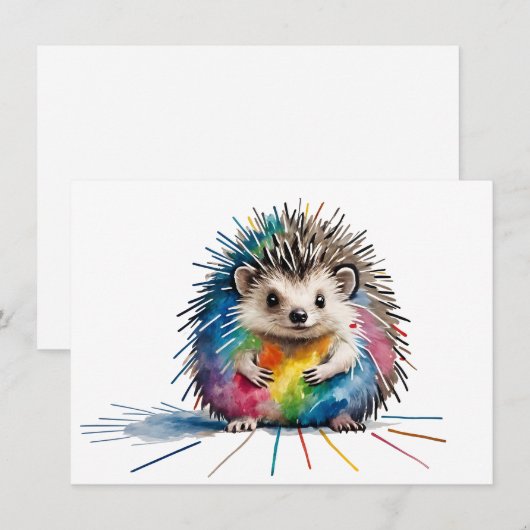 Igel Bedankkaart (Voorkant / Achterkant)