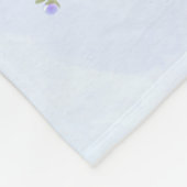 Igel blau 2 - Aquarell-Design | personalisierbare Fleece Deken (Hoek)