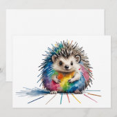 Igel Feestdagenkaart (Voorkant / Achterkant)