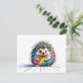 Igel Feestdagenkaart (Staand voorkant)