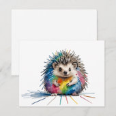Igel Feestdagenkaart (Voorkant / Achterkant)