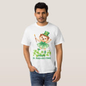 Igel Igelin Gráinneog Happy St. Patricks Day T-shirt (Voorkant volledig)