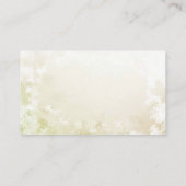 Igel im Blumenbeet   Visitekaartje (Achterkant)