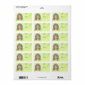 Igel mit Kirschen Etiket (Full Sheet)