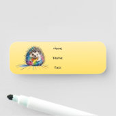 Igel Naamplaatje (In situ)