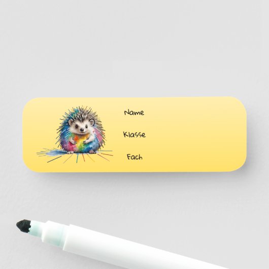 Igel Naamplaatje (In situ)