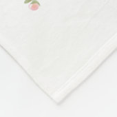 Igel rosa 1 - Aquarell-Design | personalisierbare Fleece Deken (Hoek)