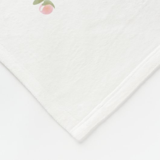 Igel rosa 1 - Aquarell-Design | personalisierbare Fleece Deken (Hoek)