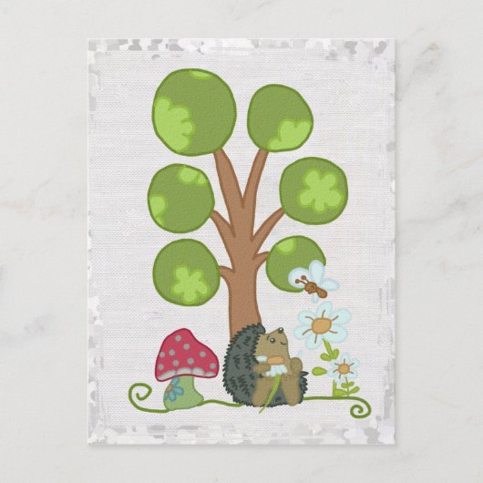 Igel unterm Baum Briefkaart (Voorkant)
