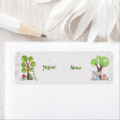 Igel unterm Baum  Etiket (Insitu)