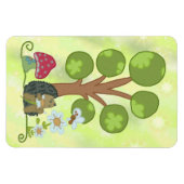 Igel unterm Baum  Magneet (Horizontaal)