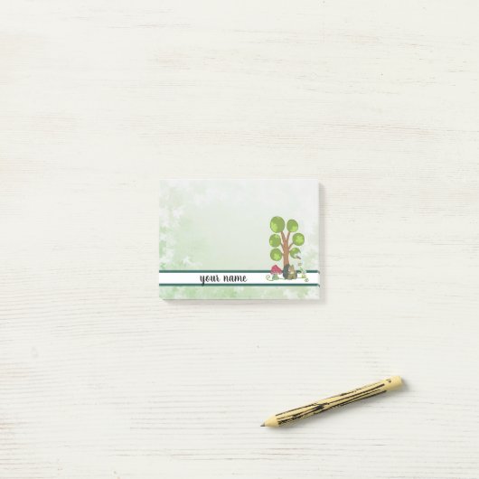 Igel unterm Baum Post-it® Notes (Op bureau)