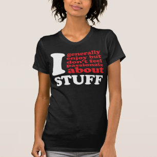 Igenerisch gevoel voor passionatorisch spul. WIT T-shirt