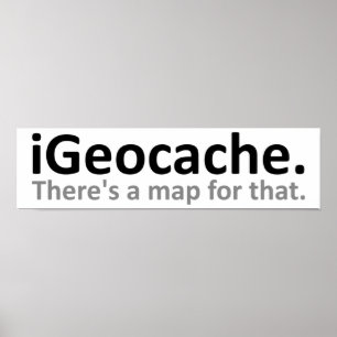 iGeocache Grappige Poster