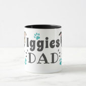 Iggies Dog Dad Italiaans Greyhound Cute Paws Carto Mok (Midden)