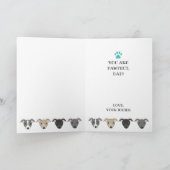 Iggies Hond Papa Italiaanse Windhond Schattig Vade Kaart (Binnen)