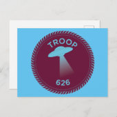 IGGPPCamp 2019 Troop Pride briefkaart (Voorkant / Achterkant)