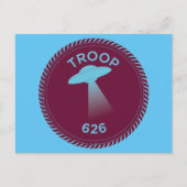 IGGPPCamp 2019 Troop Pride briefkaart (Voorkant)