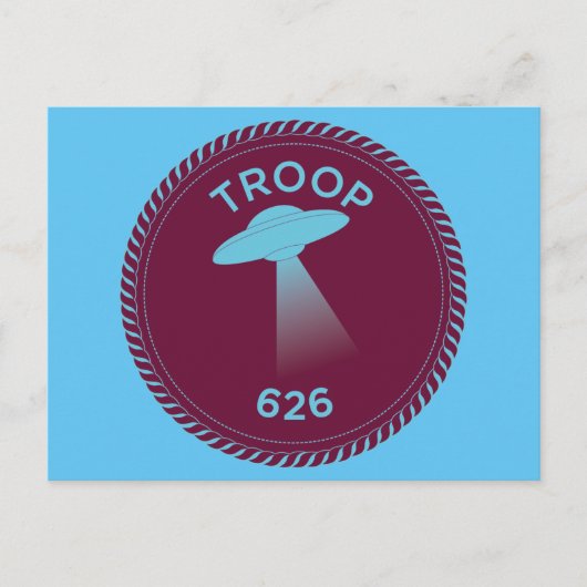 IGGPPCamp 2019 Troop Pride briefkaart (Voorkant)