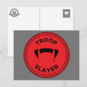 IGGPPCamp 2020 Troop Pride Badge Briefkaart Teeth (Voorkant / Achterkant)