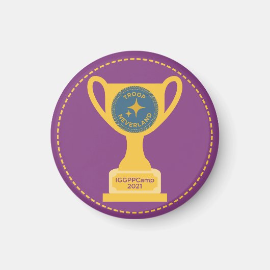 IGGPPCamp 2021 Camp Cup Winner Magnet (Voorkant)