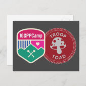 IGGPPCamp 2022 Troop Pride Briefkaart red (Voorkant / Achterkant)