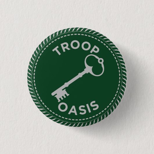 IGGPPCamp 2022 Troop Pride Button Green (Voorkant)