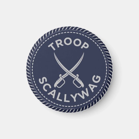 IGGPPCamp 2022 Troop Pride Magnet Blue (Voorkant)