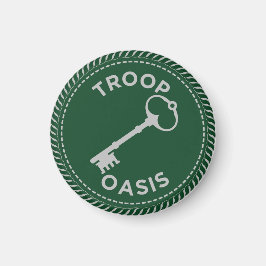 IGGPPCamp 2022 Troop Pride Magnet groen