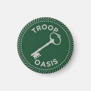 IGGPPCamp 2022 Troop Pride Magnet groen