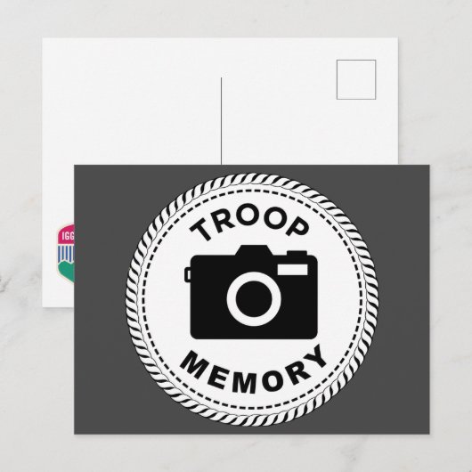 IGGPPCamp 2023 Troep Herinneringskaart Briefkaart (Voorkant / Achterkant)