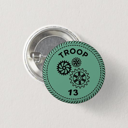 IGGPPCamp 2023 Troop 13 Button (Voorkant /achterkant)
