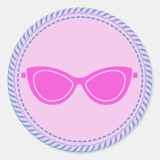 IGGPPCamp 2025 Troep Sunset Pride Ronde Sticker (Voorkant)