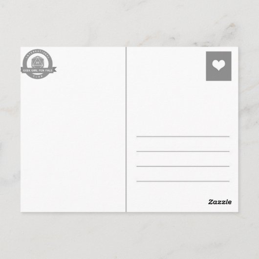 IGGPPCamp 2025 Troop Pride Siren Briefkaart (Achterkant)