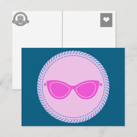 IGGPPCamp 2025 Troop Sunset Pride Briefkaart (Voorkant / Achterkant)