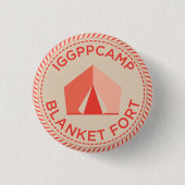 IGGPPCamp Blanket Fort Badge Ronde Button 3,2 Cm (Voorkant)