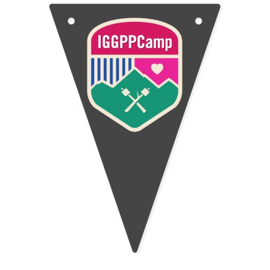 IGGPPCamp Blanket Fort Bunting Vlaggetjes (Eerste vlag)