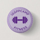 IGGPPCamp Fitness Badge Ronde Button 3,2 Cm (Voorkant)