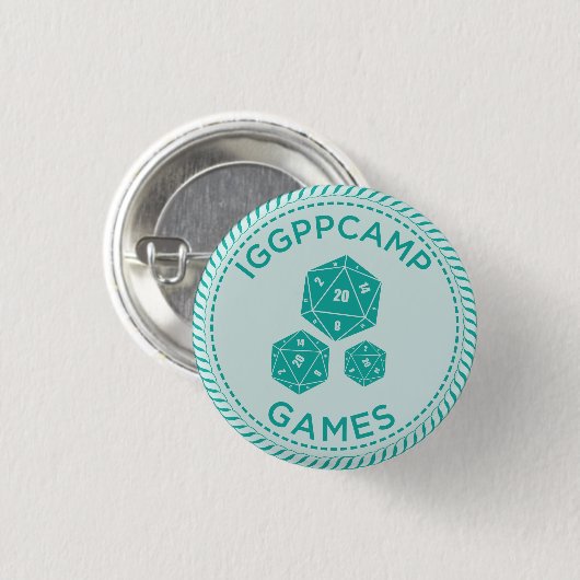 IGGPPCamp Games Badge Ronde Button 3,2 Cm (Voorkant /achterkant)