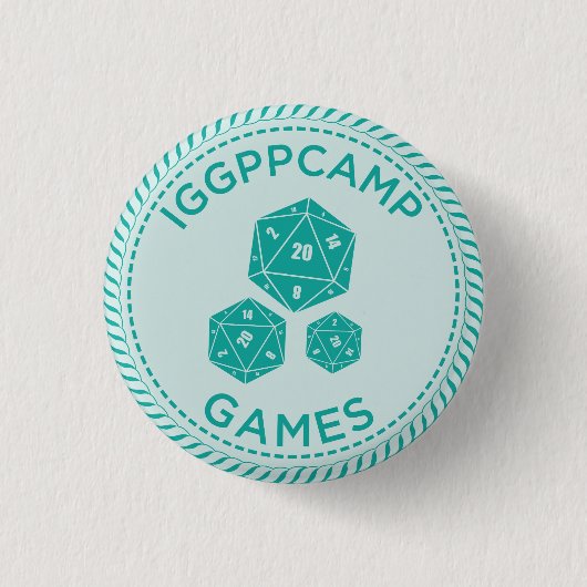 IGGPPCamp Games Badge Ronde Button 3,2 Cm (Voorkant)