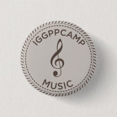 IGGPPCamp Music-badge Ronde Button 3,2 Cm (Voorkant)