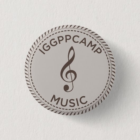 IGGPPCamp Music-badge Ronde Button 3,2 Cm (Voorkant)