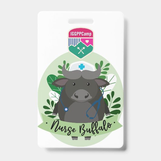 IGGPPCamp Nurse Buffalo Badge (Voorzijde)