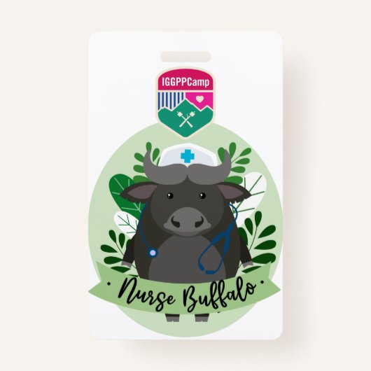 IGGPPCamp Nurse Buffalo Badge (Voorkant)